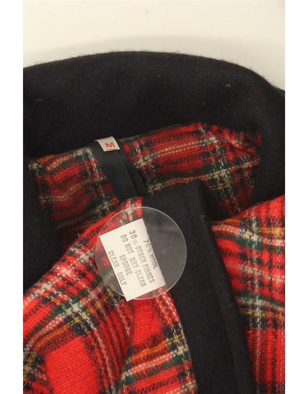 Vintage Bomber Jacket UK 38 Medium Navy Blue Colourblock Uld