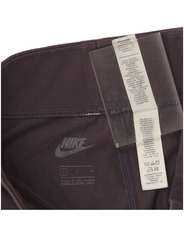 Nike Dame Leggings UK 10 Lille Lilla Bomuld