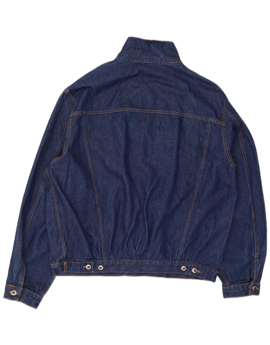 VINTAGE Denimjakke til mænd UK 44 2XL Marineblå Bomuld