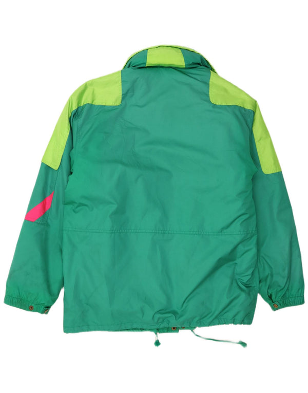 Dubin Mens Ski Jacket IT 50 Large Green Colourblock Polyester
