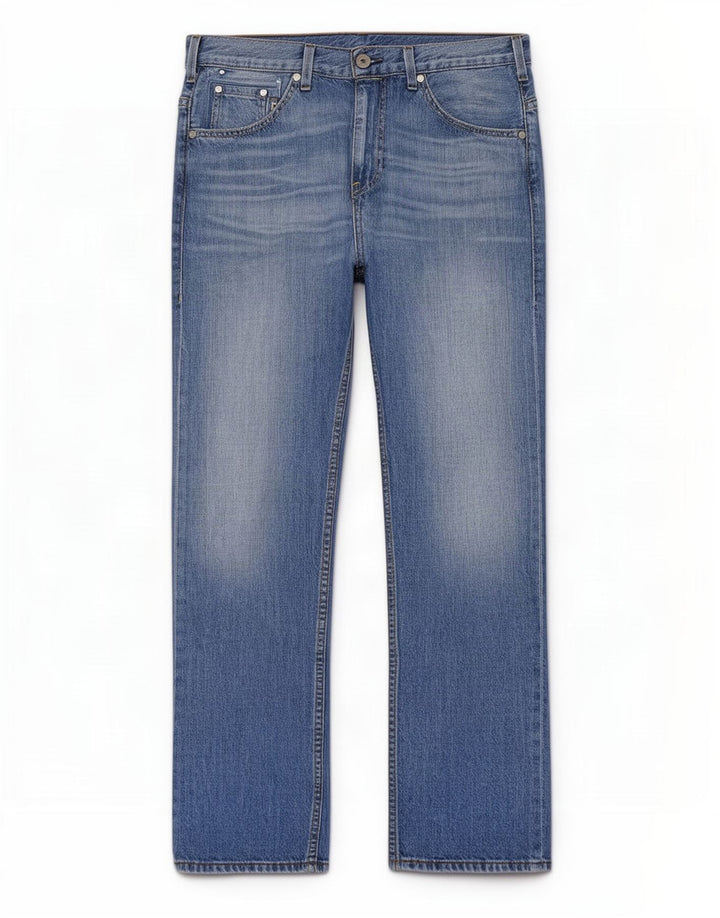 Levi's Straight Jeans til mænd W34 L32 blå bomuld