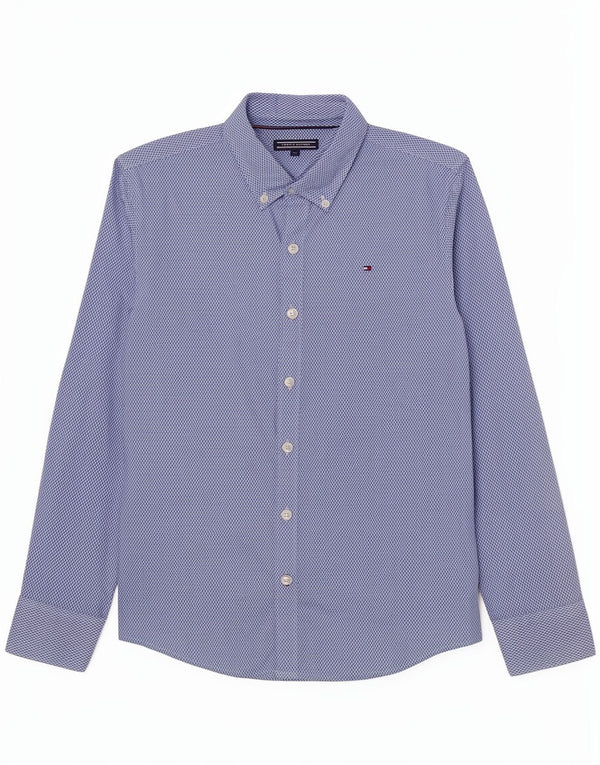 Tommy Hilfiger drengeskjorte 11-12 år blå bomuld