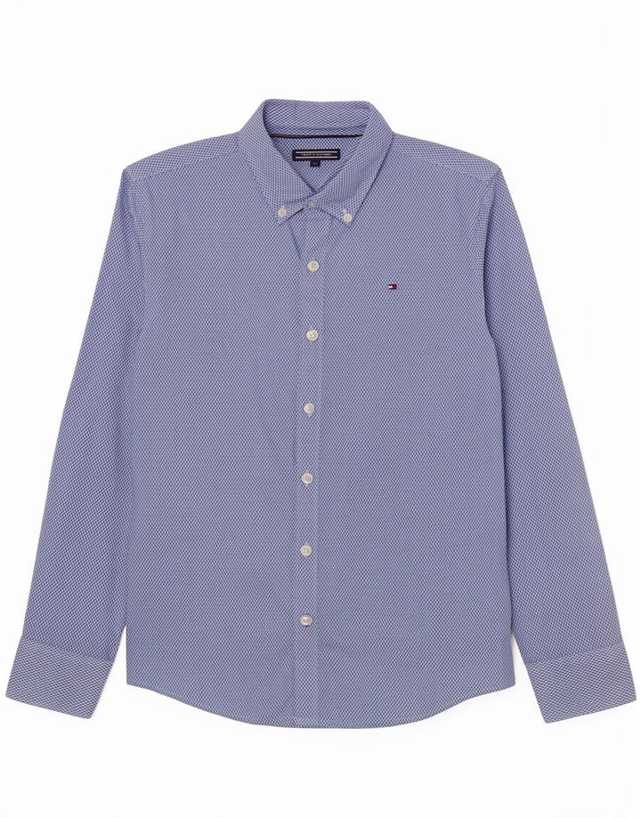Tommy Hilfiger drengeskjorte 11-12 år blå bomuld