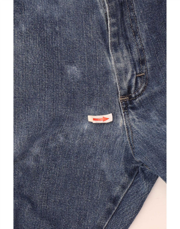 Wrangler Herre Cargo Straight Jeans W30 L30 Blå Bomuld