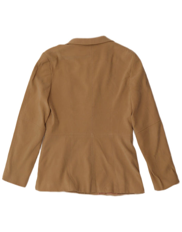 Zara Dame 3-knaps blazerjakke UK 12 Medium Beige