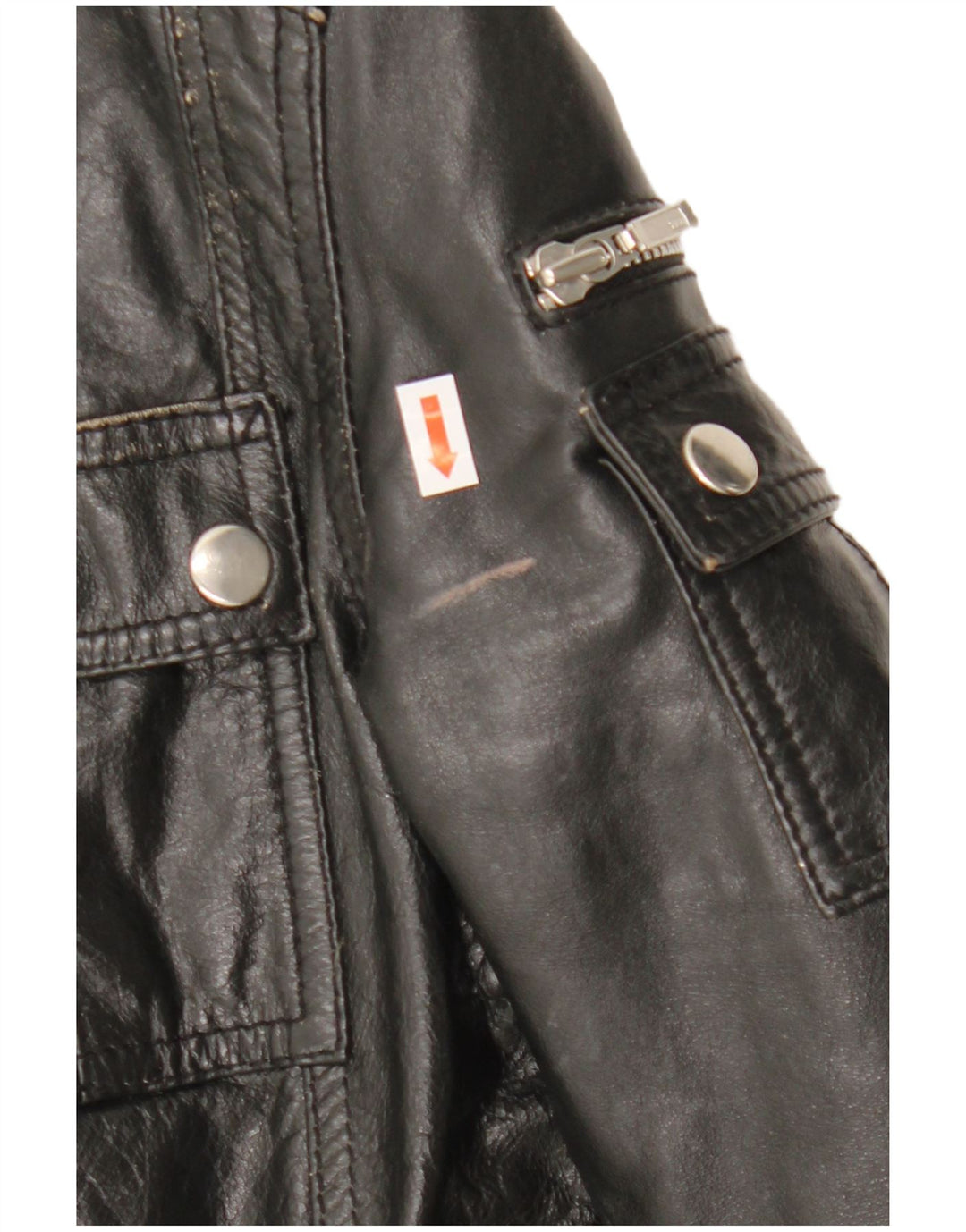 Gipsy Womens Læderfrakke UK 12 Medium Black