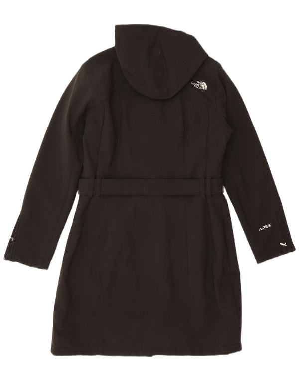 The North Face Dame Hooded Windbreaker Coat UK 14 Large Black