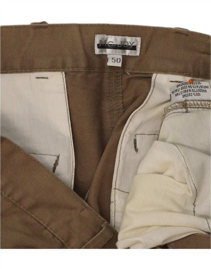 MC JOY Herre Cargo Shorts IT 50 Large W38 Beige Bomuld