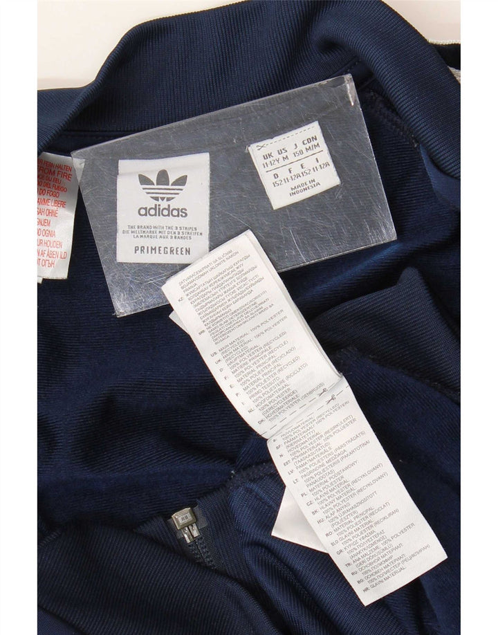 Adidas Træningsdragt Topjakke til drenge 11-12 år Navy Blue Colourblock