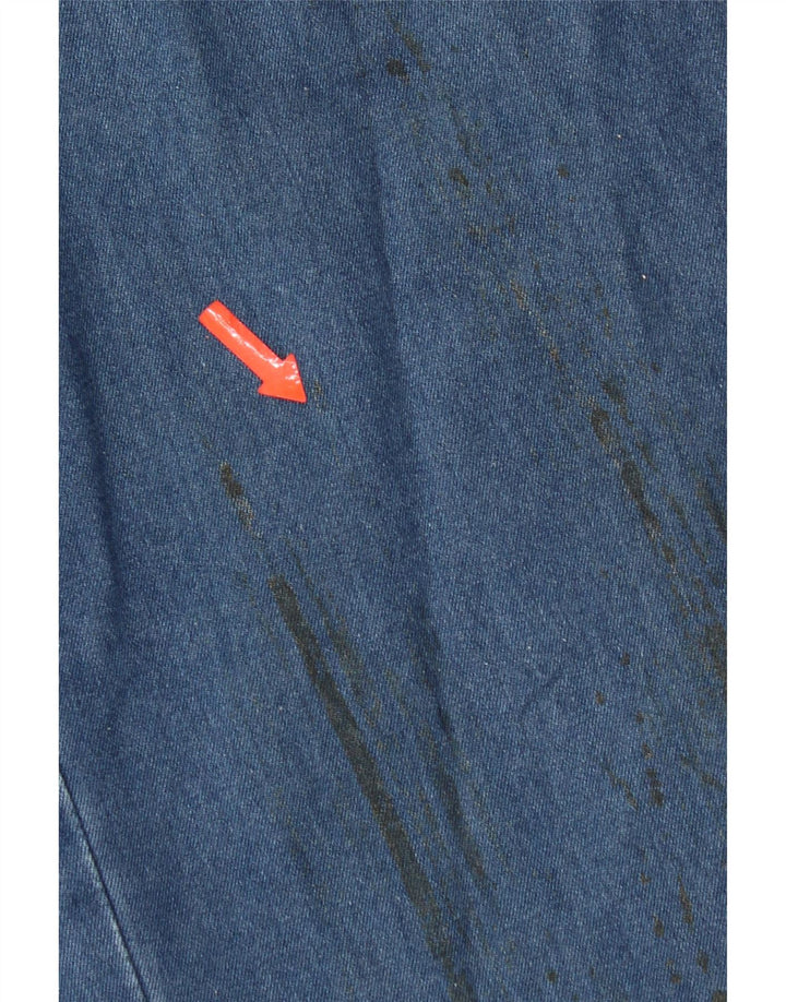 Trussardi Straight Jeans til mænd W33 L30 blå bomuld