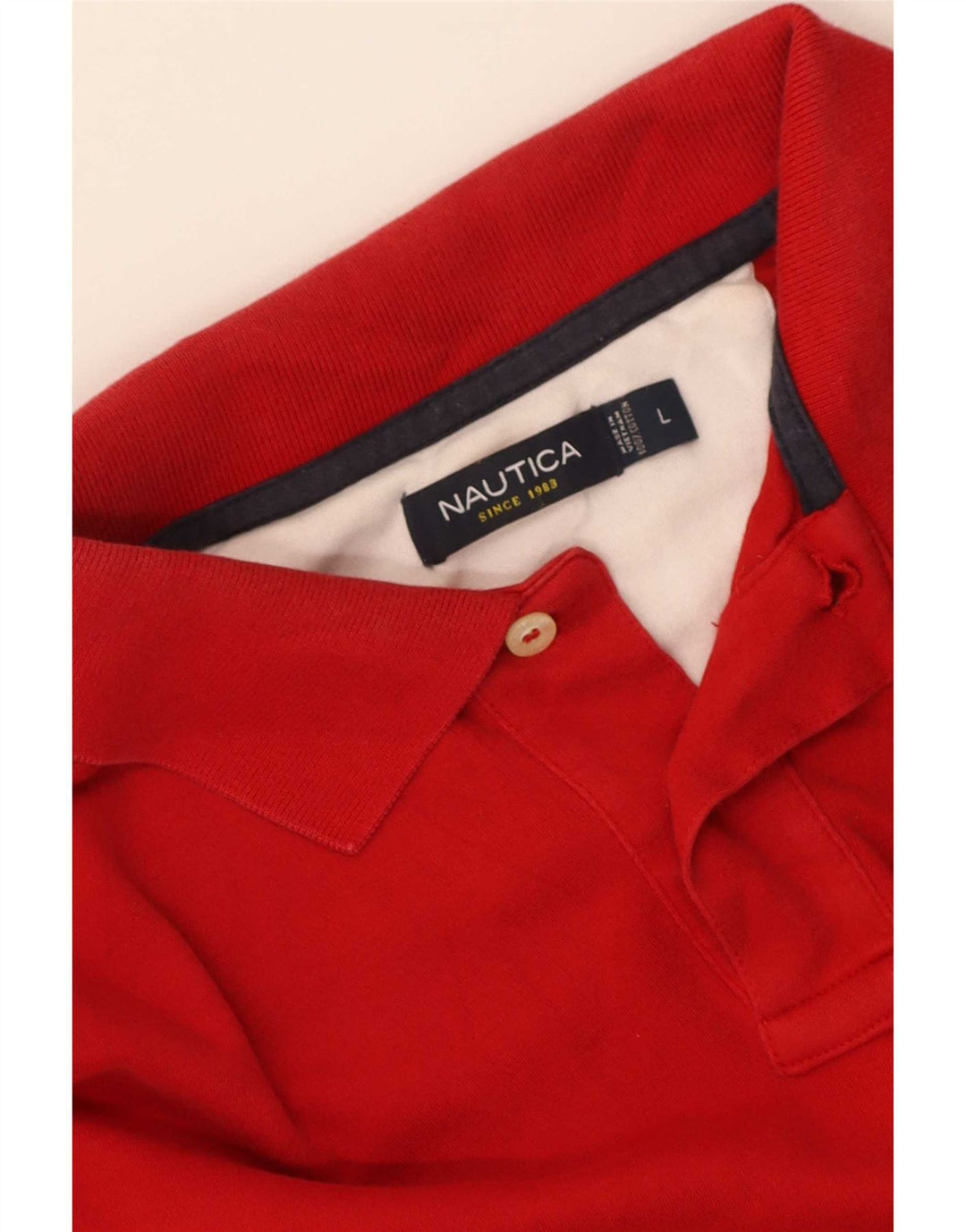 Nautica Herre Polo Shirt Stor Rød
