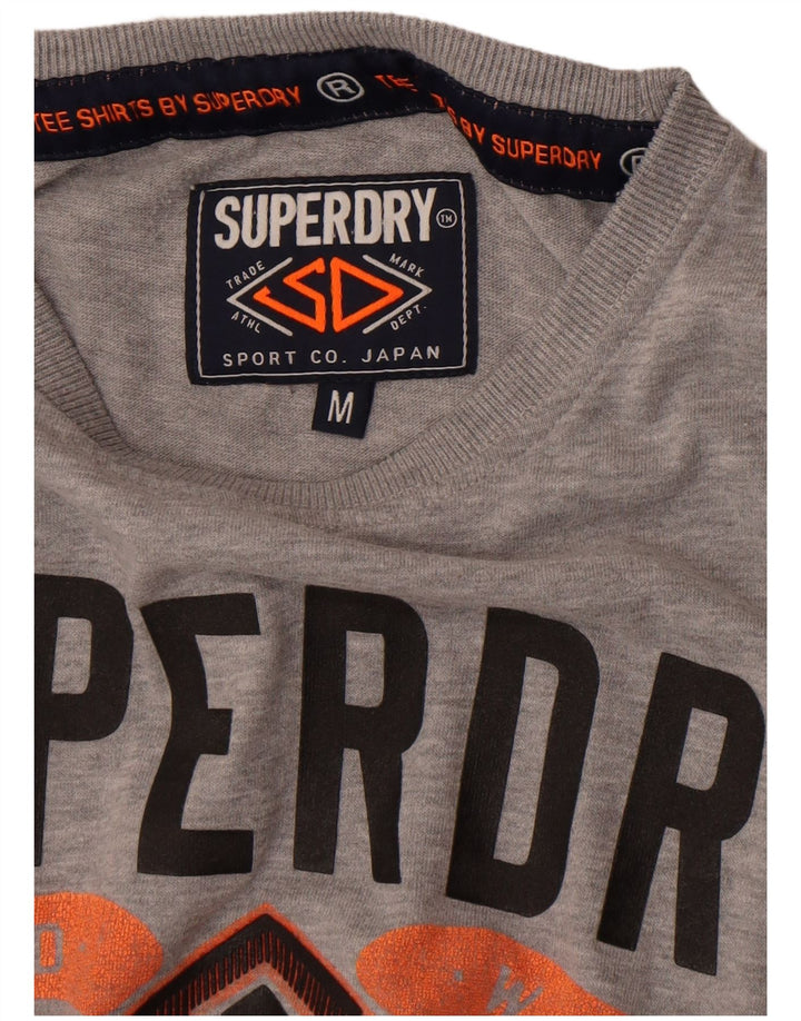 Superdry Herre grafisk T-shirt top mellemgrå