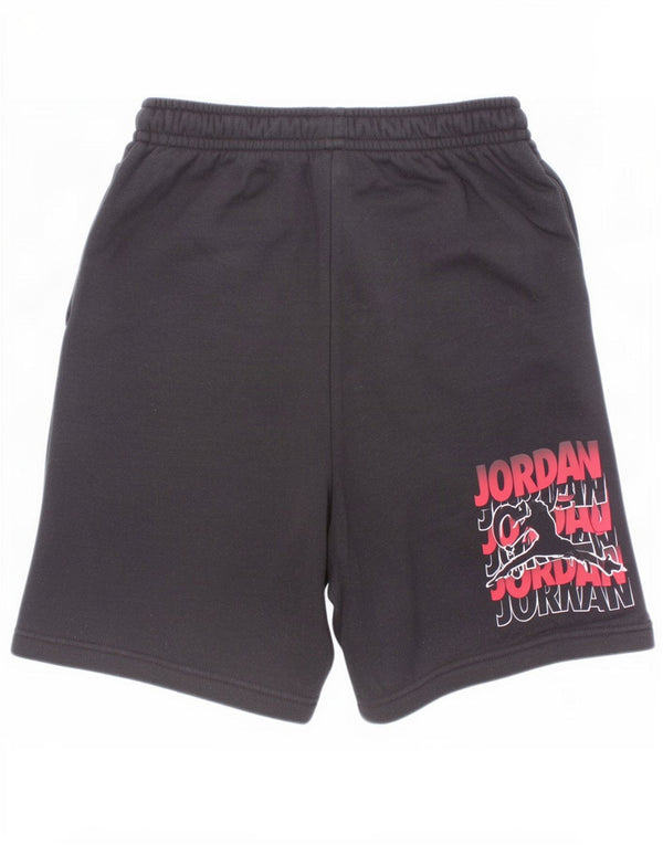 Jordan drenge grafiske sportsshorts 12-13 år store sorte bomuld