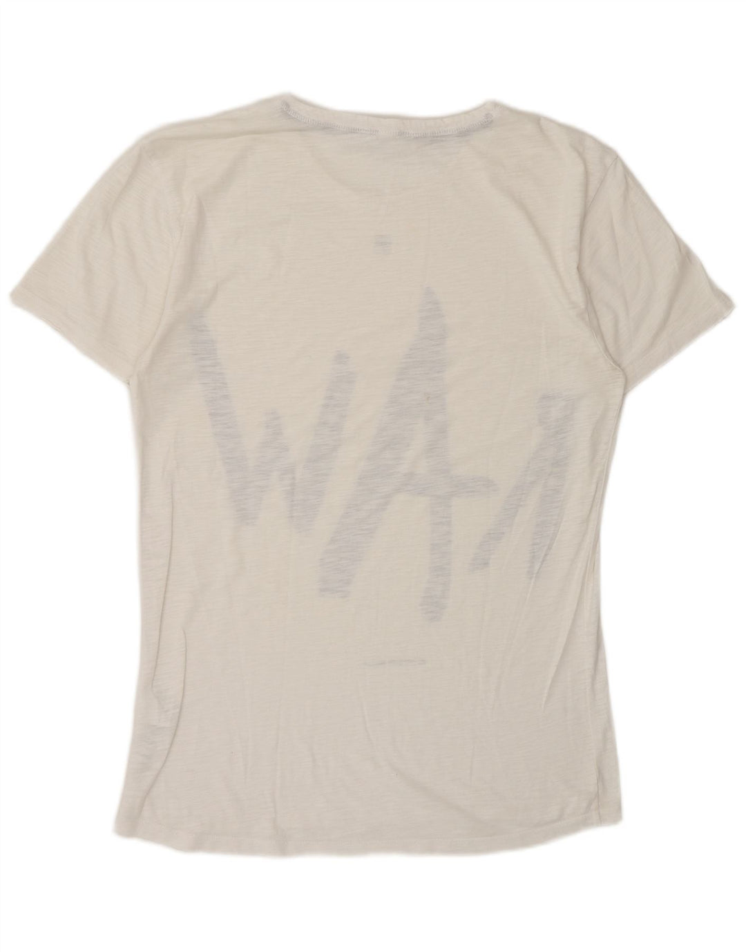 G-Star Herre grafisk T-shirt Top Medium Hvid Flecked Bomuld