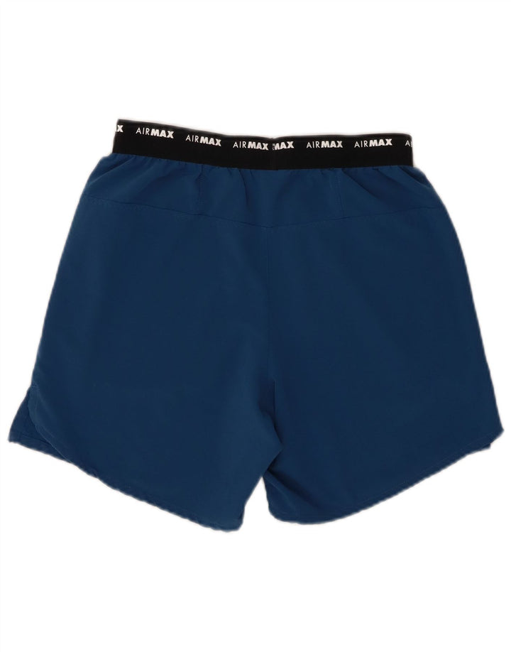 Nike Air Max Graphic Sportsshorts til mænd Small Blue Colourblock Polyester