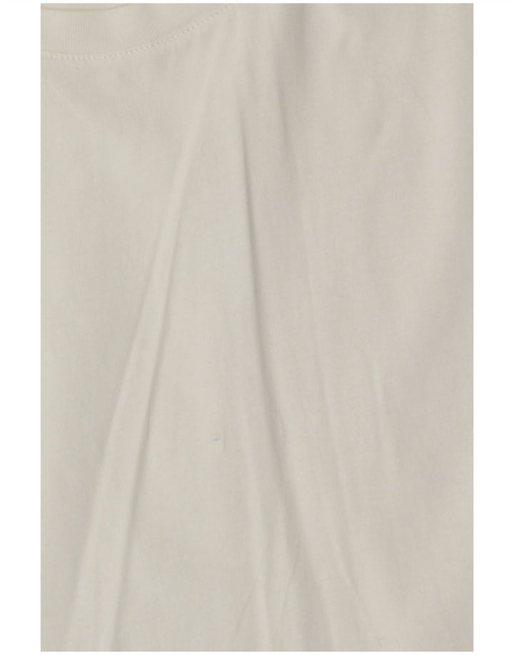 Champion Girls Crop Grafisk T-Shirt Top 13-14 år XL Hvid Bomuld