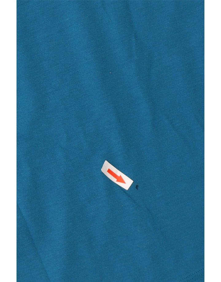 Under Armour Herre Grafisk T-Shirt Top Lille Blå Sports