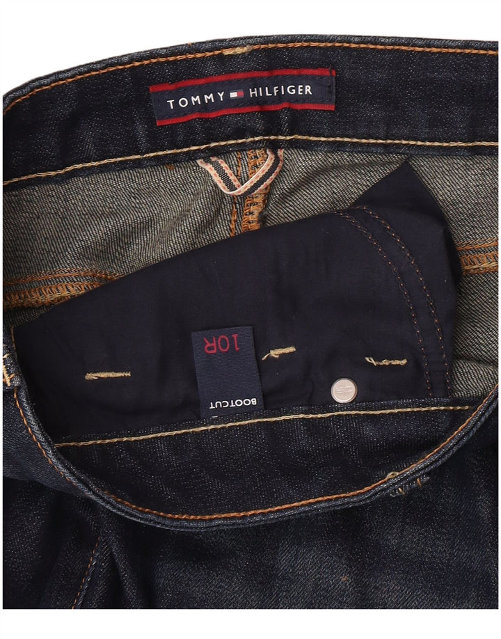 Tommy Hilfiger Dame Bootcut Jeans US 10 Large W34 L32 Blå