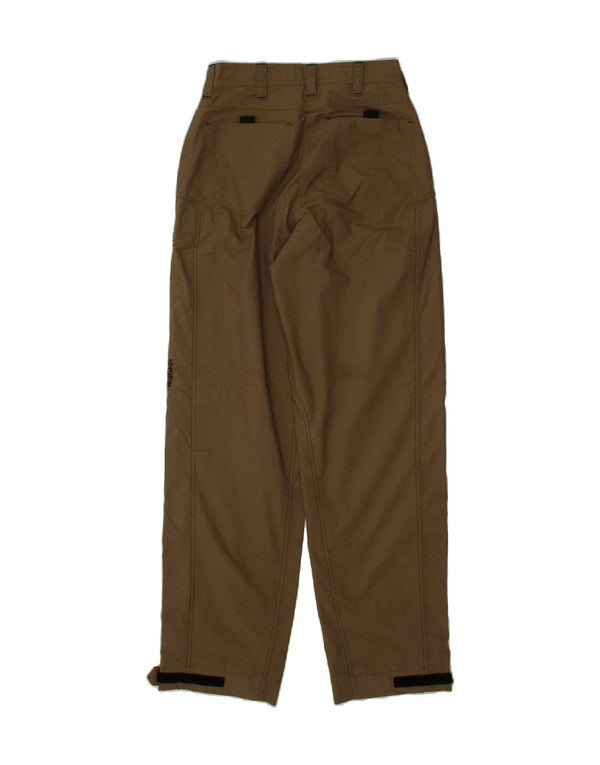 JACK WOLFSKIN Womens Straight Windbreaker Trousers W27 L32 Brown