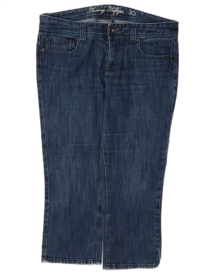 Tommy Hilfiger Dame Capri Jeans US 10 Large W32 L21 Blå