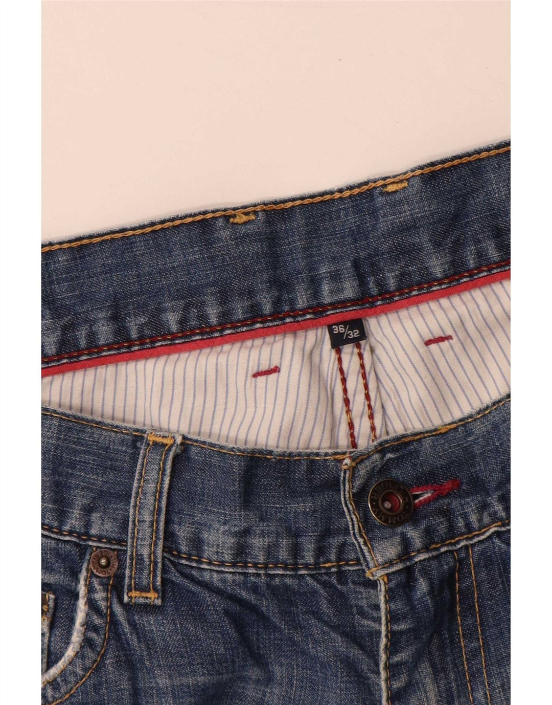 Tommy Hilfiger Straight Jeans til mænd W36 L32 Blå