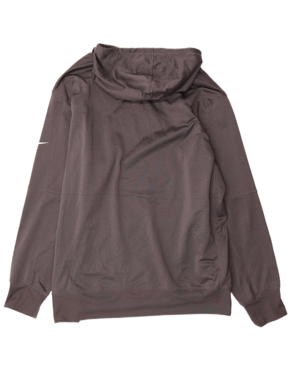Nike Herre Miami Dolphins Graphic Hoodie Jumper 3XL Grå Polyester