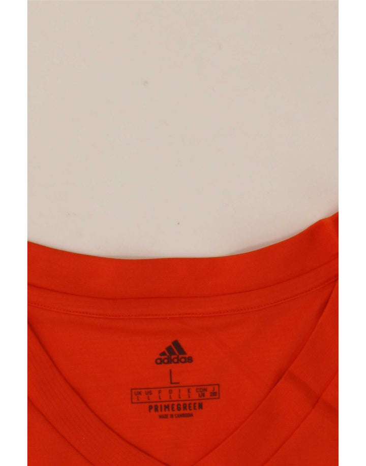 Adidas Herre Aeroready Top Langærmet Stor Orange