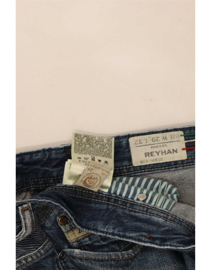 Diesel Herre Reyhan Bootcut Jeans W29 L32 Marineblå Bomuld