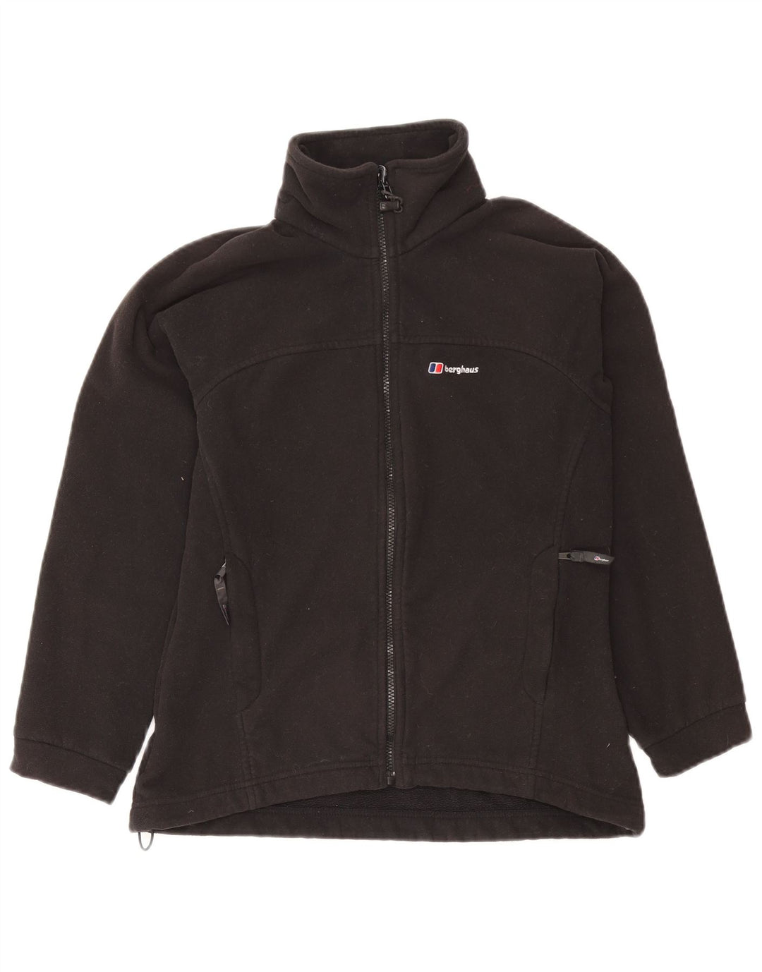 Berghaus Dame Oversized Fleecejakke UK 10 Lille Sort Polyester