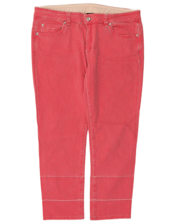 Marina Yachting Womens Cropped Jeans W32 L24 Pink Bomuld