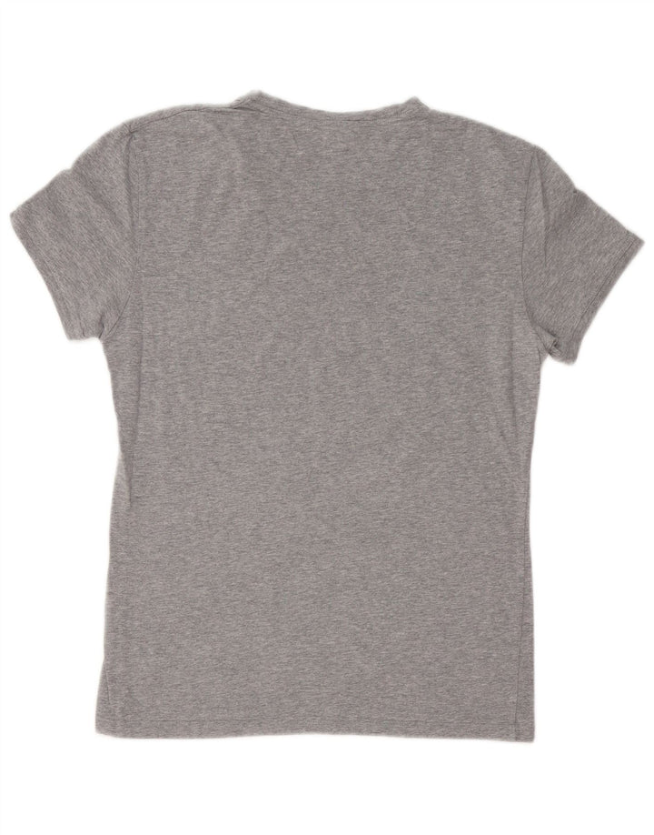 Diadora herre T-shirt top lille grå bomuld
