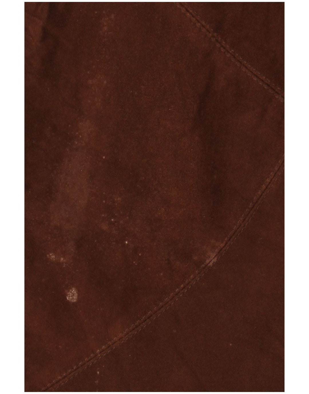 VINTAGE Womens Oversized Suede Overcoat IT 46 Large Brown Leather