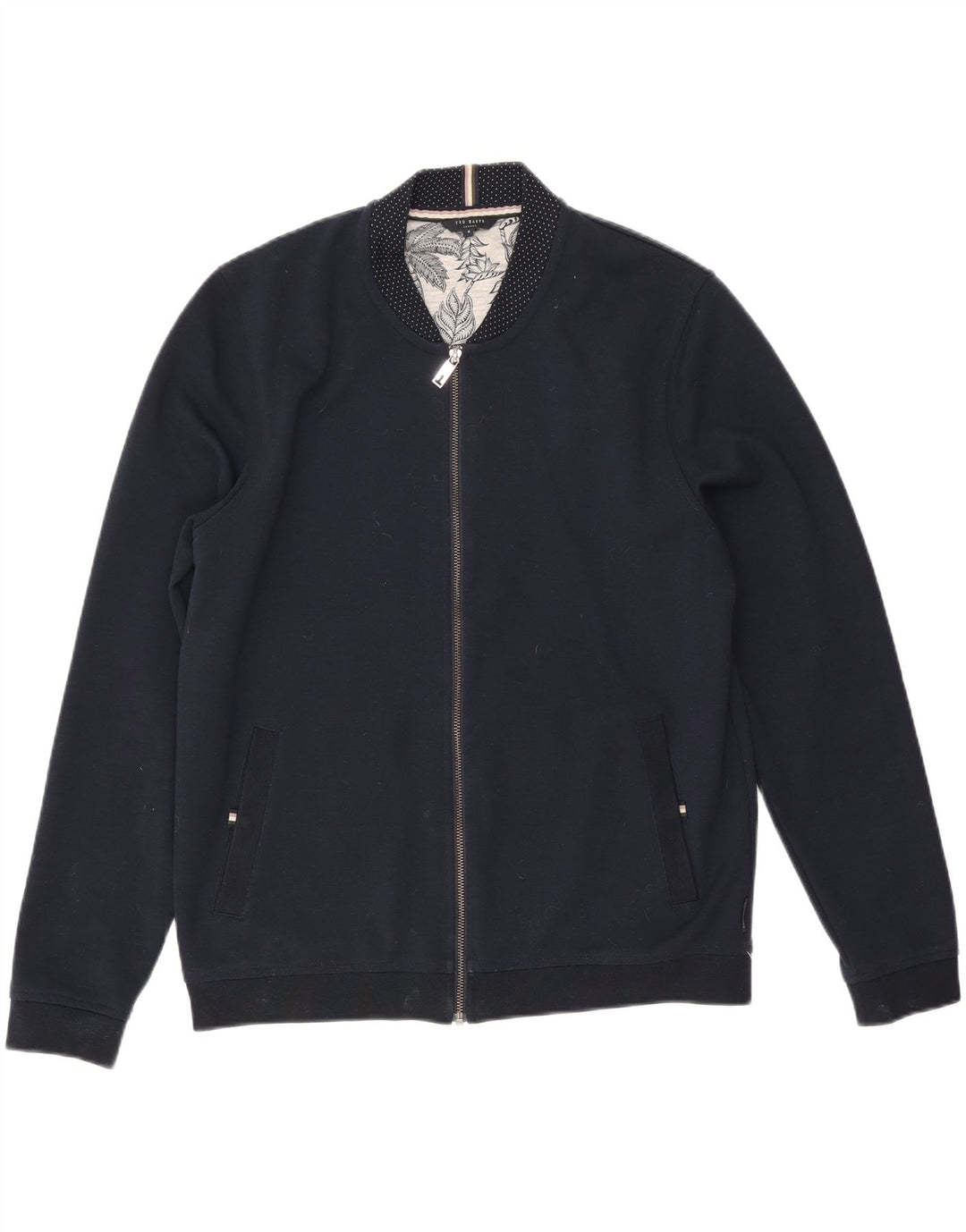 Ted Baker Herre træningsdragt Top jakke Størrelse 5 XL Navy Blue Polyester