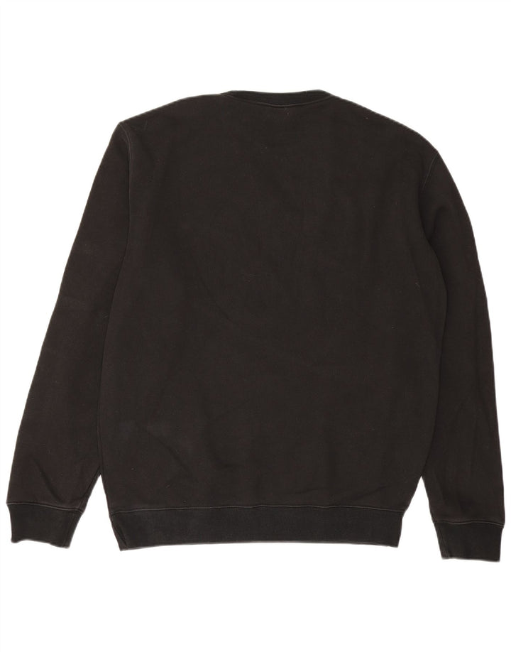 CHAMPION Grafisk sweatshirt til mænd, stor sort bomuld