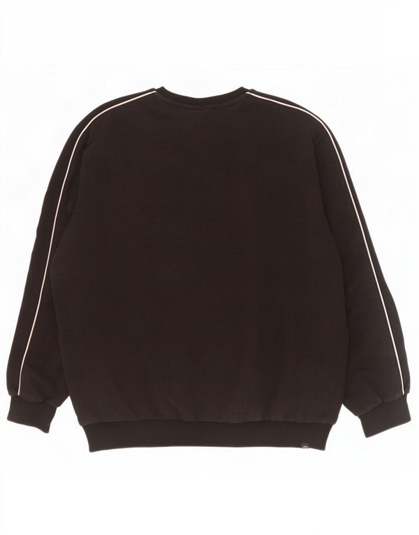 Puma Herre Grafisk Sweatshirt Jumper Stor Sort Bomuld