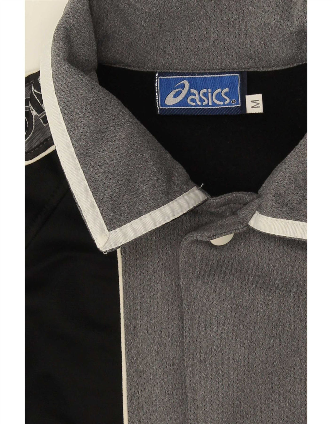 Asics Herre grafisk træningsdragt Topjakke Medium Sort Colourblock