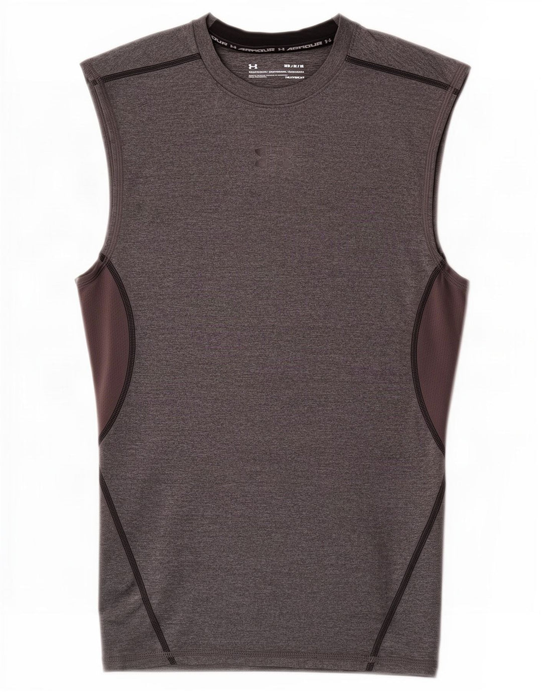 Under Armour Herre Heat Gear Vest Top Medium Grey Colourblock