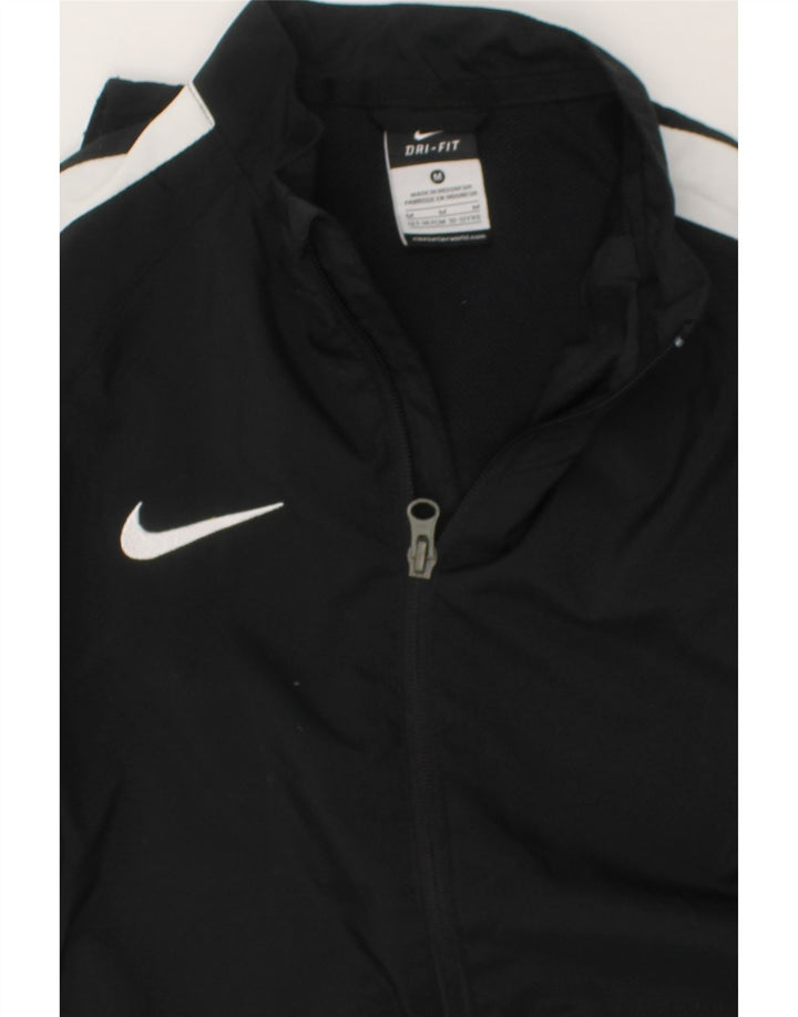 NIKE Boys Dri Fit Tracksuit Top Jacket 10-11 Years Medium  Black Polyester Vintage Nike and Second-Hand Nike from Messina Hembry 
