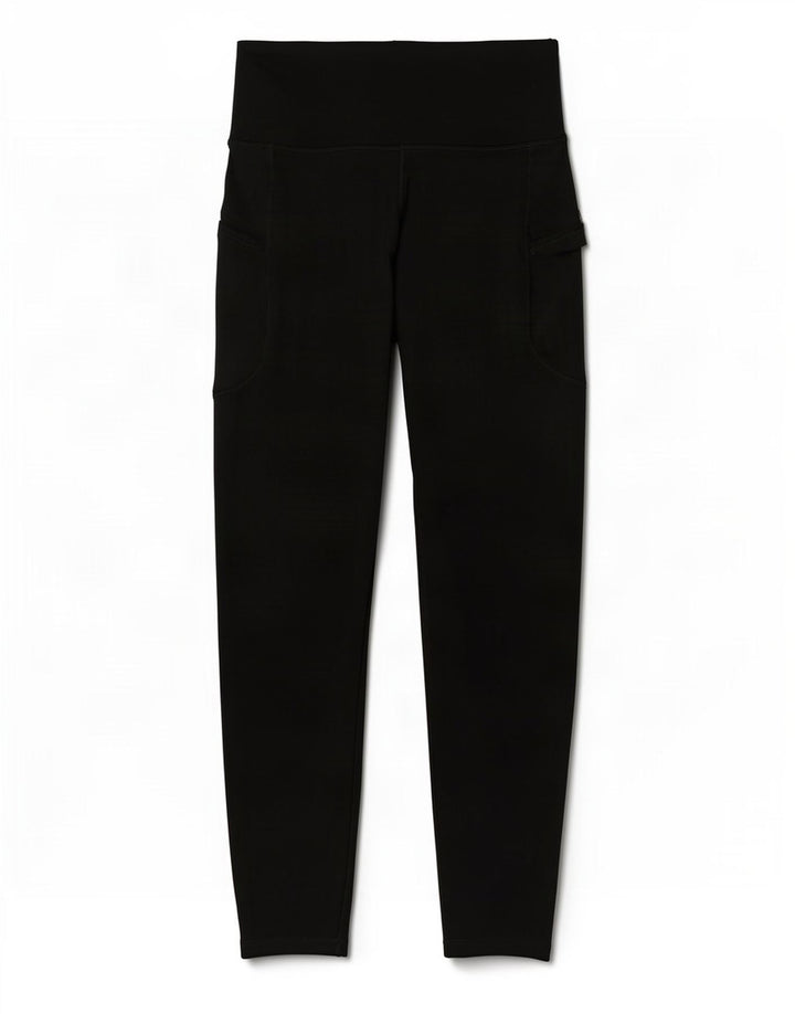 Nike Dame Dri Fit Crop Leggings UK 12 Medium Sort Polyester