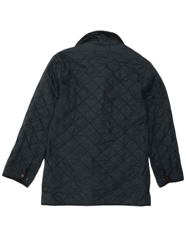 Barbour Herre quiltet jakke UK 38 Medium Navy Blue Polyester
