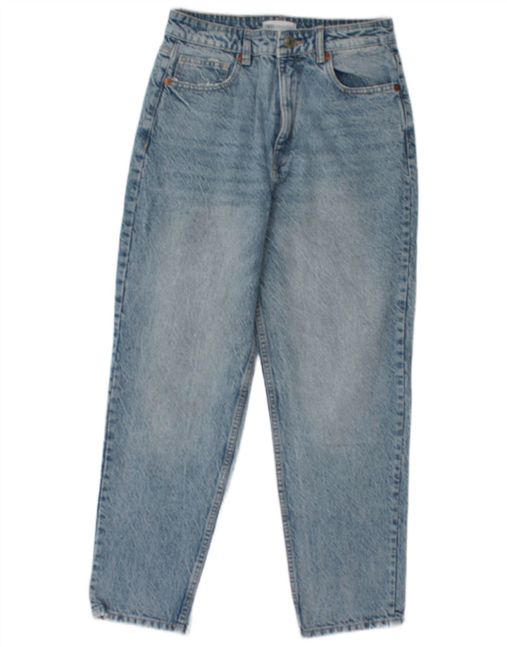 Zara Womens Tapered Jeans EU 40 Medium W30 L27 Blå Bomuld