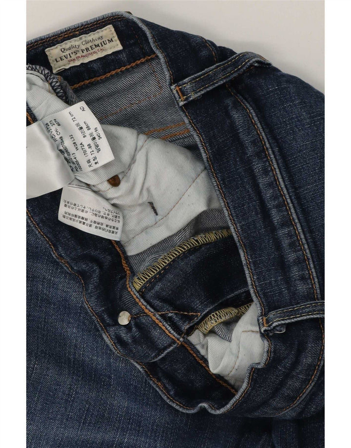 Levi's Slim Jeans til mænd W28 L32 blå bomuld