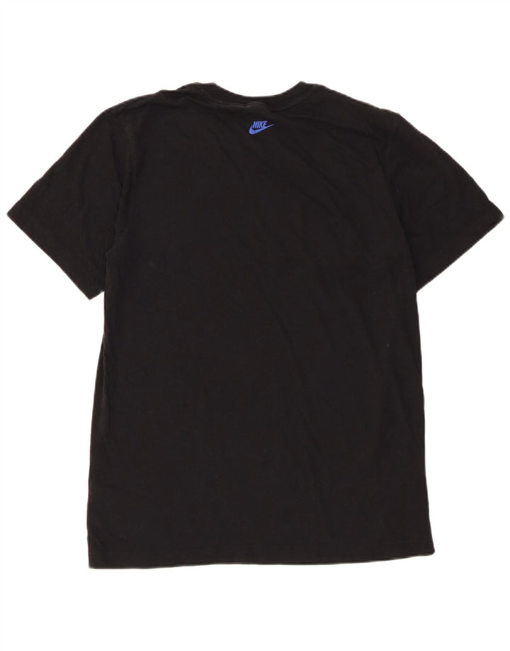 Nike Herre grafisk T-shirt Top Medium Sort Bomuld