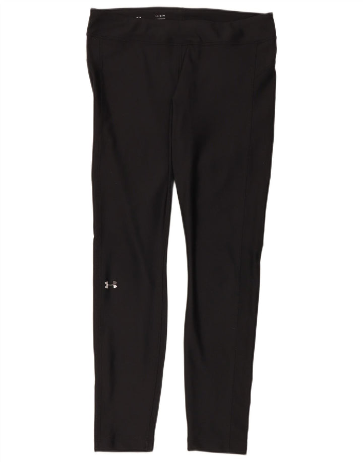 UNDER ARMOUR Womens Heat Gear Leggings UK 16 Large Black