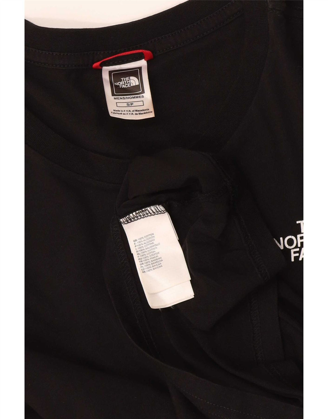 The North Face Herre Grafisk Top Langærmet Lille Sort Bomuld