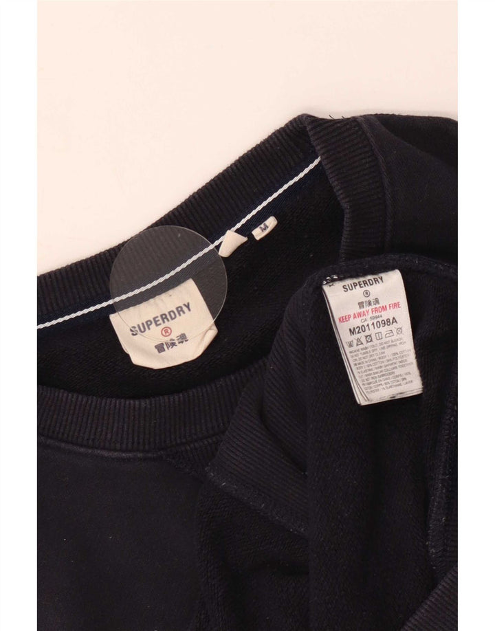 Superdry grafisk sweatshirt til mænd Medium marineblå bomuld
