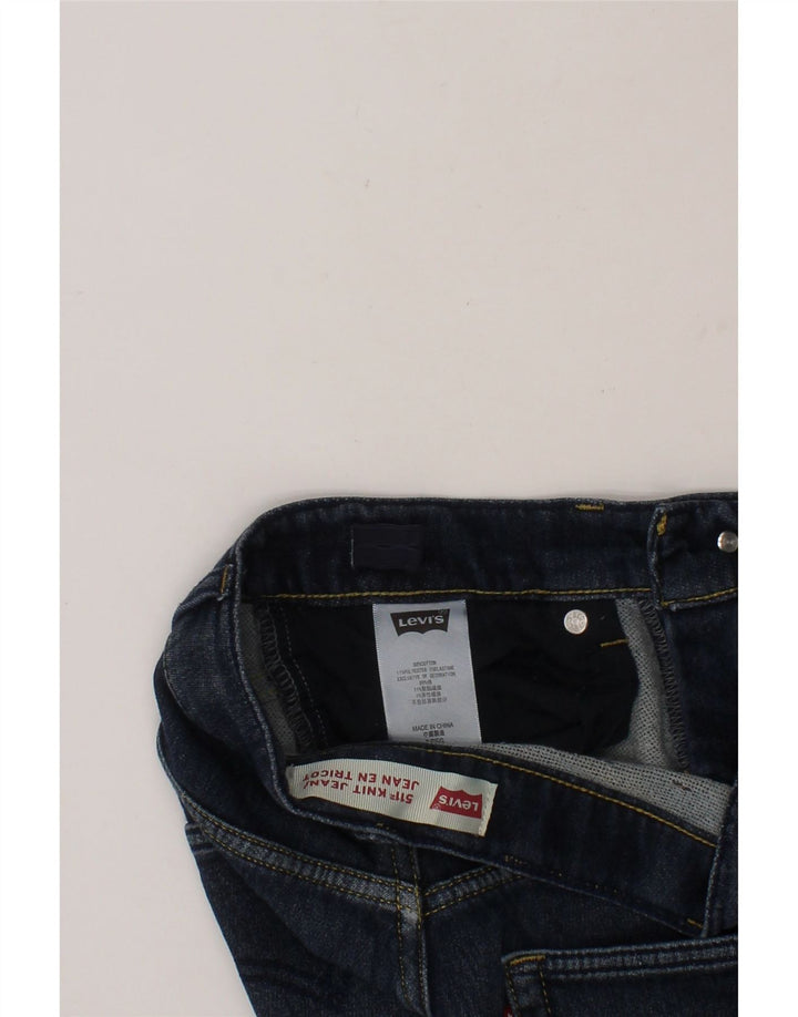LEVI'S Boys 511 Slim Jeans 7-8 Years W24 L22 Navy Blue Cotton Vintage Levi's and Second-Hand Levi's from Messina Hembry 