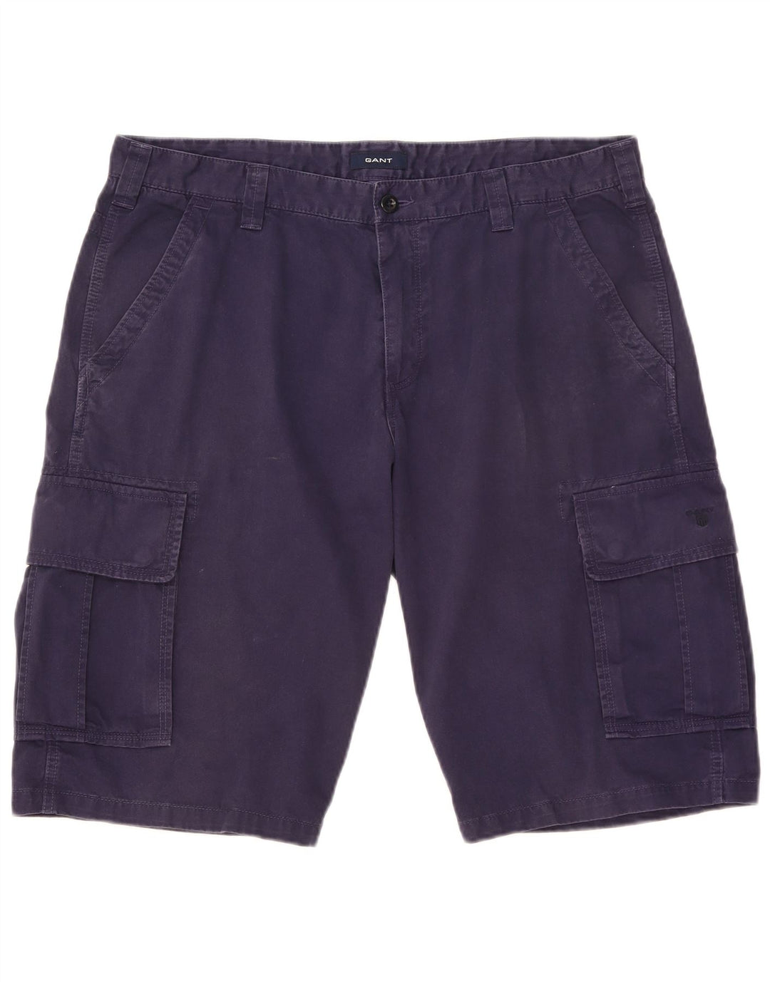 Gant Herre Cargo Shorts W38 XL Marineblå Bomuld