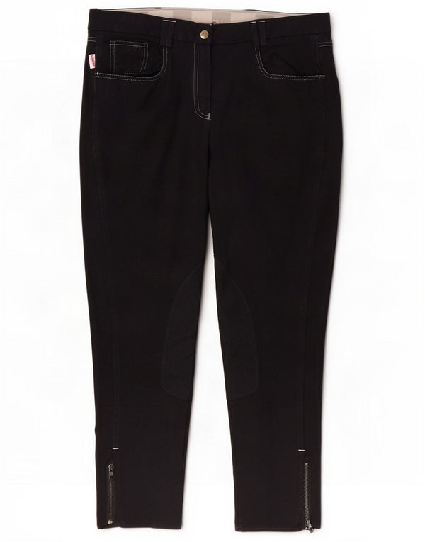 Musto Dame Skinny Cropped Trousers UK 16 Large W32 L26 Black Sports