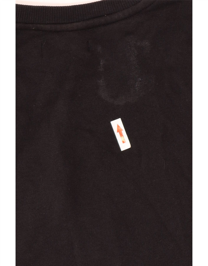 Zara Herre grafisk sweatshirt jumper lille sort